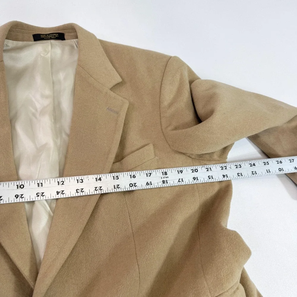 Ron Chereskin Blazer Mens 40R‎ Beige Camel Hair Wool Blend 2 Button Sport Coat